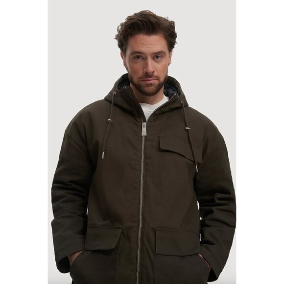 Noize Baker Hooded Full Zip Jacket Black Mens Size Small - Picture 2 of 10